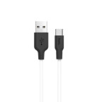 Кабель Hoco X21 Silicone Type-c charging cable Black & White купить в Украине