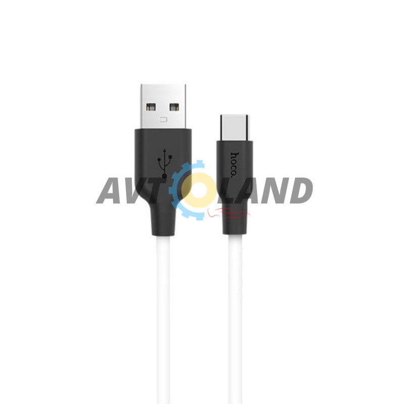 Кабель Hoco X21 Silicone Type-c charging cable Black & White купить в Украине