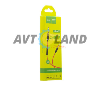 Кабель Hoco UPA12 AUX audio cable ( with mic ) Red