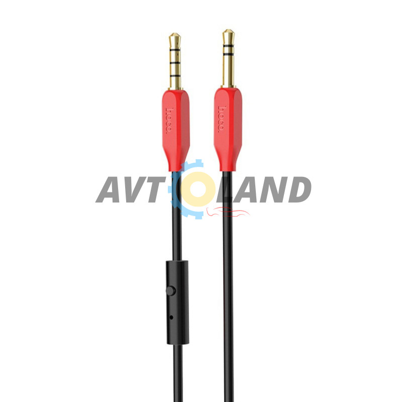 Кабель Hoco UPA12 AUX audio cable ( with mic ) Red купить в Украине