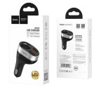 АЗУ Hoco Z29 Regal digital display cigarette lighter car charger 2USB 3.1A Black купить в Украине