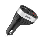 АЗП Hoco Z29 Regal digital display cigarette lighter car charger 2USB 3.1A Black купити дешево