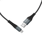 Кабель Hoco X38 Cool Charging data cable for Type-C Black купити дешево