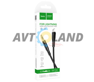Кабель Hoco UPA18 digital audio conversion cable for Lightning Black