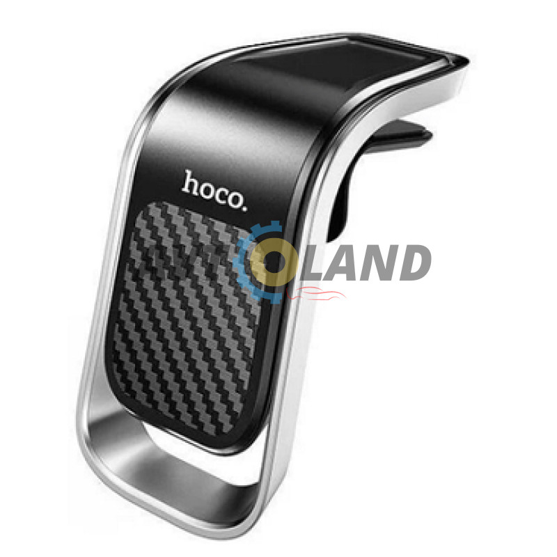 Холдер Hoco CA74 Universe air outlet magnetic car holder Black & Silver купити дешево