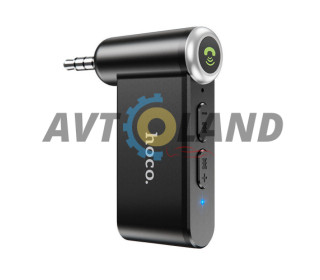 FM-трансмиттер Hoco E58 Magic music car AUX BT receiver Black