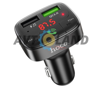 FM-трансмітер Hoco E59 Promise QC3.0 car BT FM transmitter Black