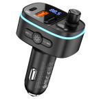 FM - трансмітер Hoco E62 Fast PD20W + QC3.0 car BT FM transmitter Black купити дешево