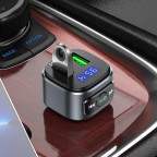 FM-трансмітер Hoco E67 Fighter QC3.0 car BT FM transmitter Black купити дешево