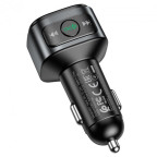 FM-трансмиттер Hoco E67 Fighter QC3.0 car BT FM transmitter Black купить в Украине