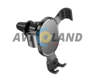 Холдер Hoco CA56 Plus Armor metal gravity car holder Black