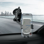 Холдер Hoco CA95 Polaris push-type telescopic suction cup car holder Black купити дешево