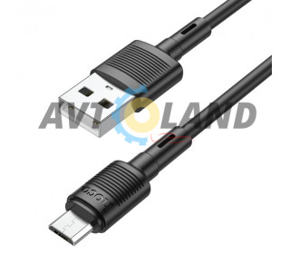 Кабель Hoco X83 Micro Victory charging data cable Black