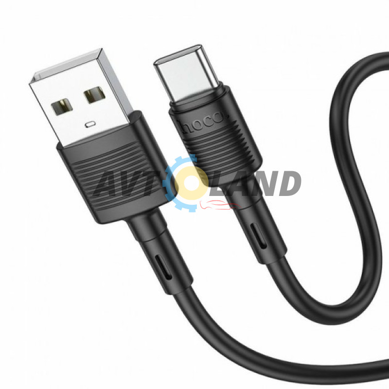 Кабель Hoco X83 Type-C Victory charging data cable Black купить в Украине