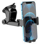 Холдер Hoco CA104 vertical and horizontal telescopic gravity vehicle holder Black Metal Gray купити дешево