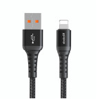 Кабель McDodo Lightning Charging Data Cable 1m CA-2261 Black купити дешево