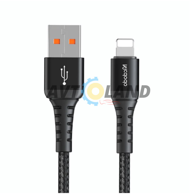 Кабель McDodo Lightning Charging Data Cable 1m CA-2261 Black купити дешево