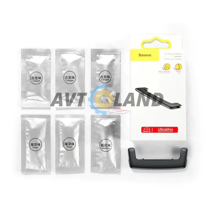 Ароматизатор Baseus Paddle car air freshener Black купить недорого