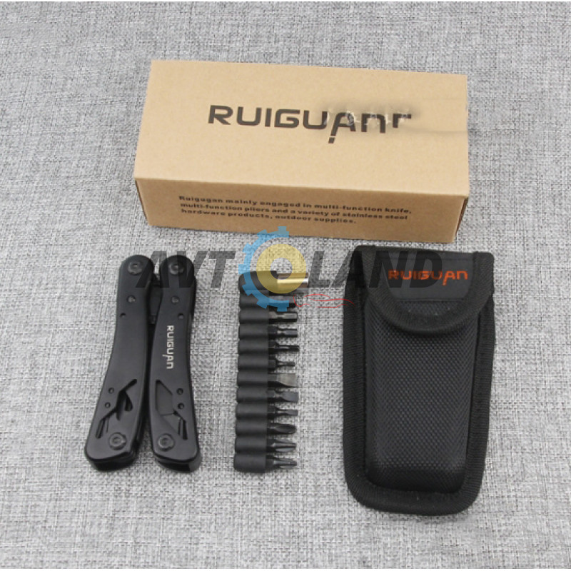 Мультитул Ruiguan RG035 12 в 1 Black купити дешево