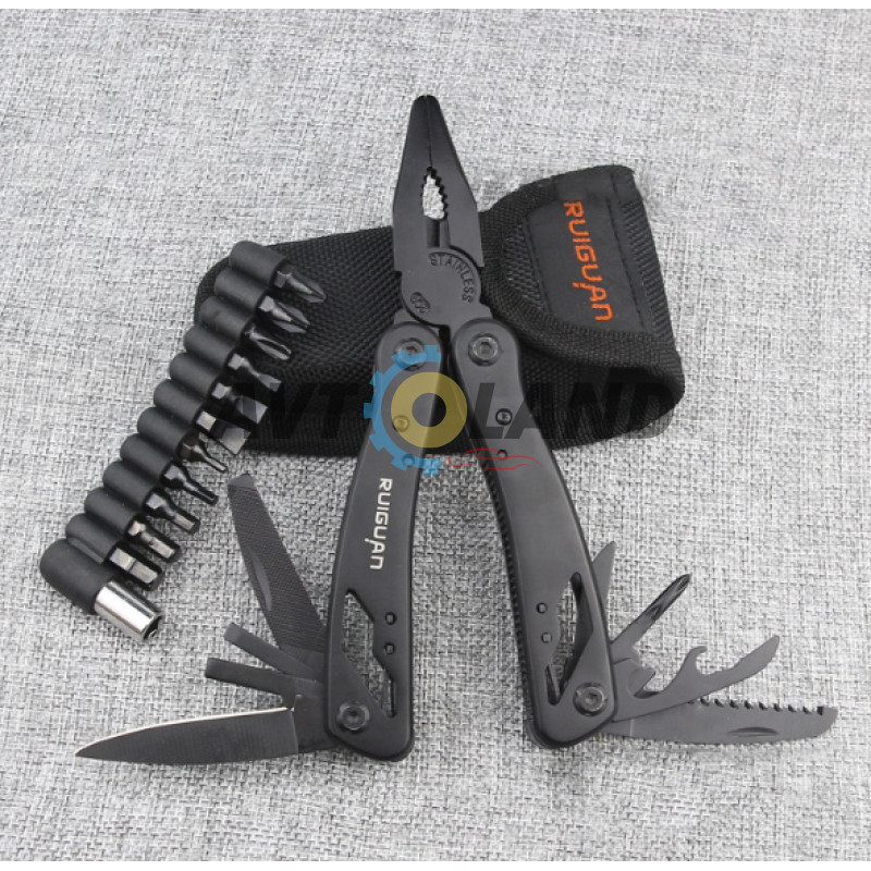 Мультитул Ruiguan RG035 12 в 1 Black купити дешево