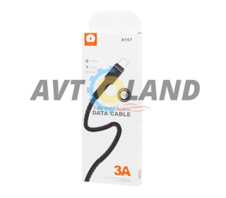 Кабель WUW X157 lightning 3A Black