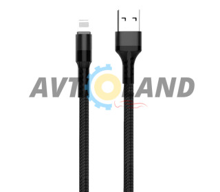 Кабель WUW X157 lightning 3A Black