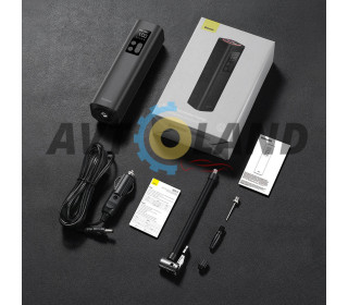 Автомобільний компресор Baseus Super Mini Inflator Pump Black (CRCQ000001)