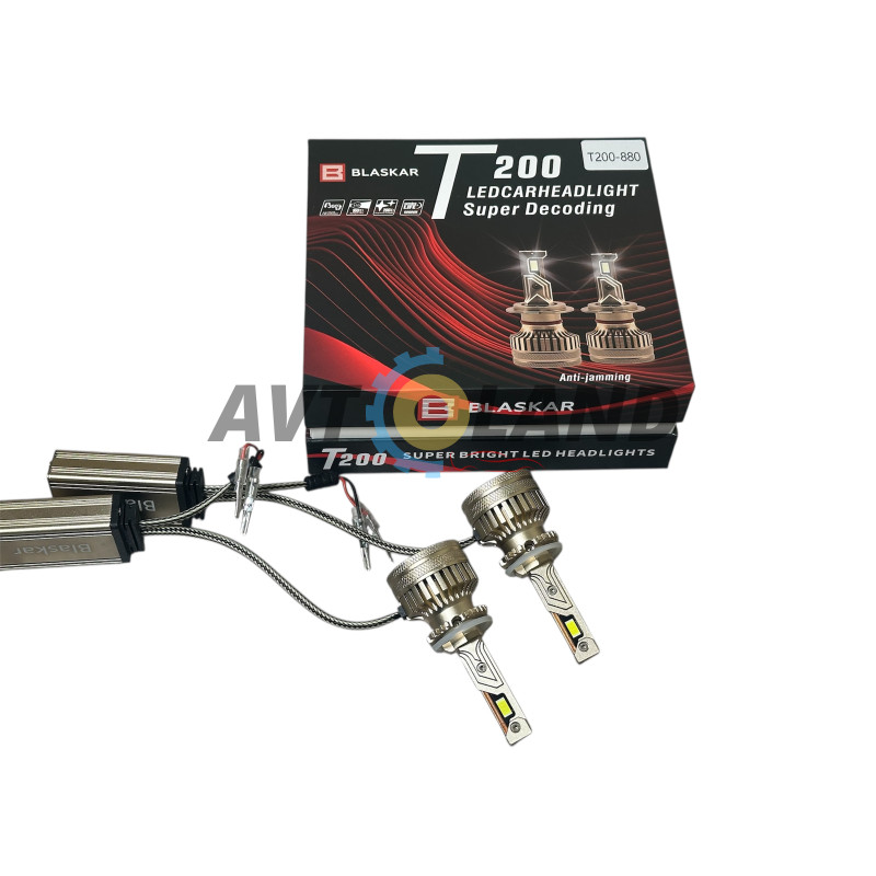 Світлодіодні LED лампи BLASKAR CANBUS T200 H27 60W 12-24V 12000LM 6000K купити дешево
