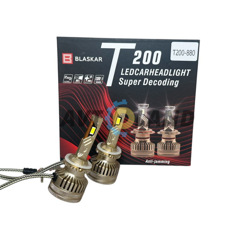 Світлодіодні LED лампи BLASKAR CANBUS T200 H27 60W 12-24V 12000LM 6000K купити дешево