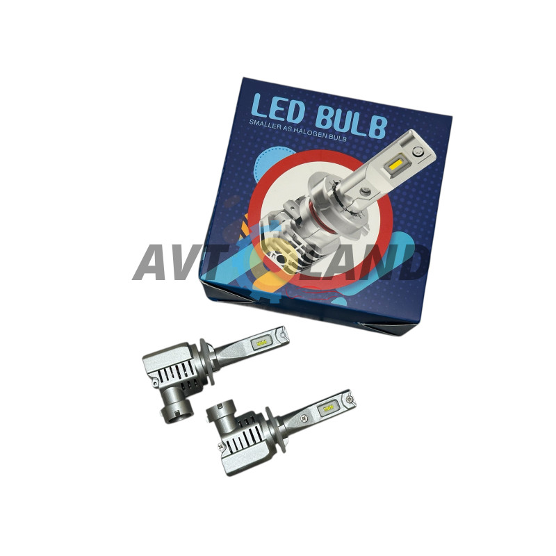 Комплект светодиодных ламп M3 H27 55W 6000K с активным охлаждением 12/24V купить недорого