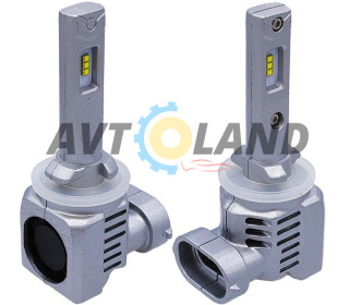 Комплект светодиодных ламп HeadLight M3 H27 (PGJ13) 55W 6000K с активным охлаждением 12/24V