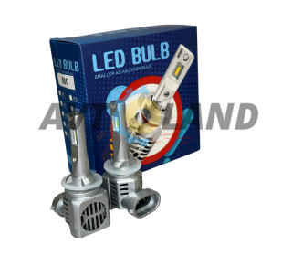 Комплект светодиодных ламп HeadLight M3 H27 (PGJ13) 55W 6000K с активным охлаждением 12/24V