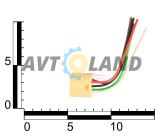 Роз′єм реле 4-5 контактів 20-40А пластмасовий, WATT