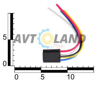 Разъем реле 4-5 контактов 59-70А пластмассовый, WATT