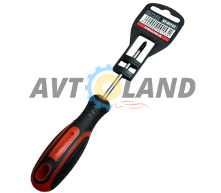 Викрутка хрестова (двухкомпонентна рукоять) PH1 (5.0*75 мм) Cr-V STRONA