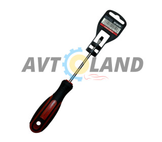 Викрутка шліцьова (двухкомпонентна рукоять) SL1,0 (5.0*100 мм) Cr-V STRONA