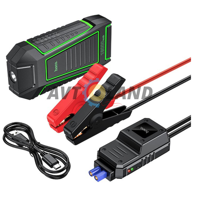 Пусковий зарядний пристрій HOCO QS1 бустер для авто 600A 10000 мАг купити дешево