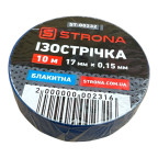 Изолента 10м х 17мм х 0,15мм синяя STRONA купить в Украине