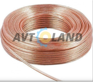 Кабель жидкостного усилителя (CCA) - 2x 1,5 мм² / прозрачный - 1 метр