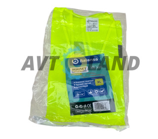 Жилет світловідбиваючий XL салатовий 100 г/см2 BALANSA