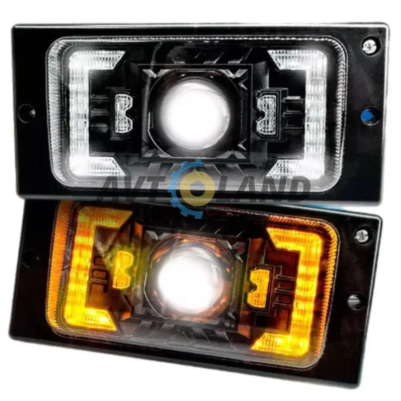 Противотуманные фары лазерные Ближний+Дальний LED ВАЗ 2110 2113-2114 2123 ДХО 120 ват купить недорого