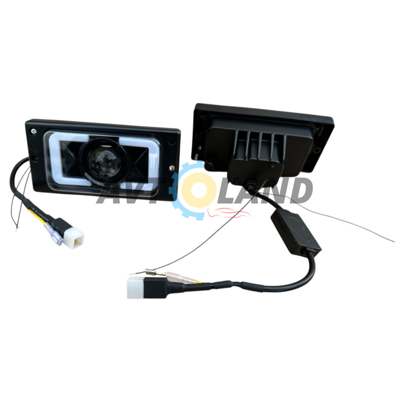 Противотуманные фары лазерные Ближний+Дальний LED ВАЗ 2110 2113-2114 2123 ДХО 120 ват купить недорого