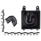 Полукорпус воздушного фильтра ВАЗ 2123 низ, Pegas купити дешево