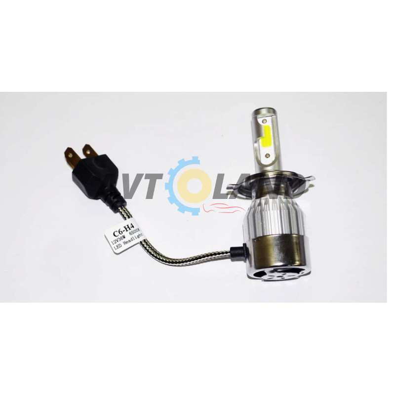Автомобильные светодиодные LED COB лампы RIAS C6 H4 36W 3800K9 (Оригинал) купить недорого
