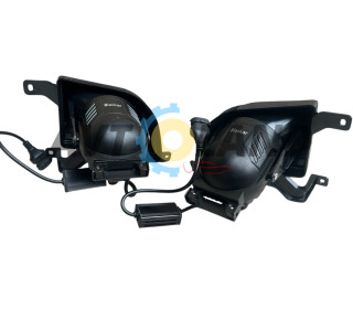 Светодиодные противотуманные фары LED линзованные для Chevrolet Lacetti / Daewoo Lacetti