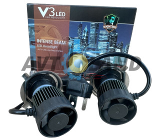 Комплект Led ламп V3 HeadLight H4 9v-36v 36W 6500K