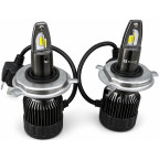 LED лампи для основного світла авто NIGHTDOG H4 55Вт 12-24В 6000K, комплект 2 шт купити дешево