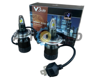 Комплект Led ламп V3 HeadLight H4 9v-36v 36W 6500K