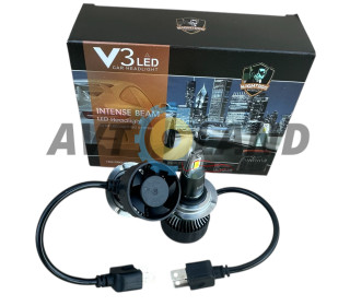 Комплект Led ламп V3 HeadLight H7 9v-36v 36W 6500K