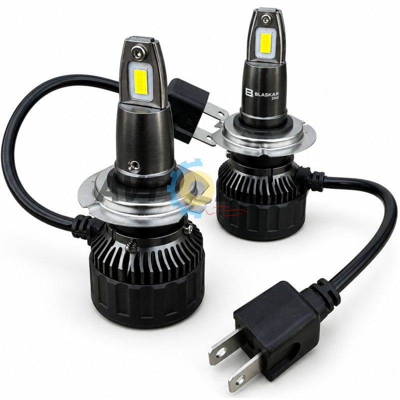 LED лампы для основного света авто NIGHTDOG H7 70Вт 12-24В 2900лм 6500K, комплект 2 шт купить недорого